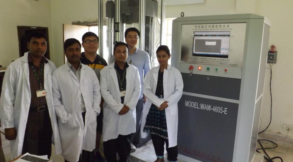 Engineers debug in Bangladesh customer laboratory